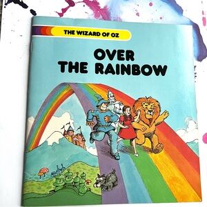 Vintage 1980 The Wizard of Oz Over the Rainbow Book Publishers Troll Associates